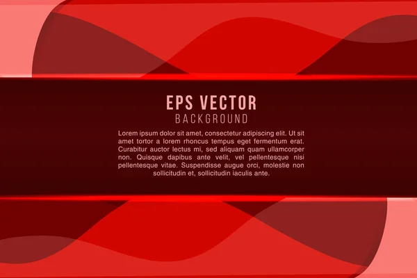 Vetor Fundo Texto Abstrato Vermelho Escuro Com Efeito Brilho Brilhante — Vetor de Stock