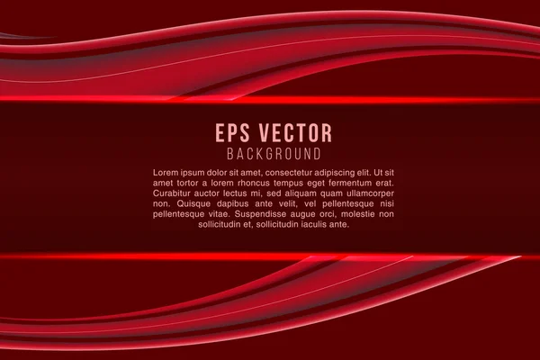 Vetor Fundo Texto Abstrato Vermelho Escuro Com Efeito Brilho Brilhante — Vetor de Stock