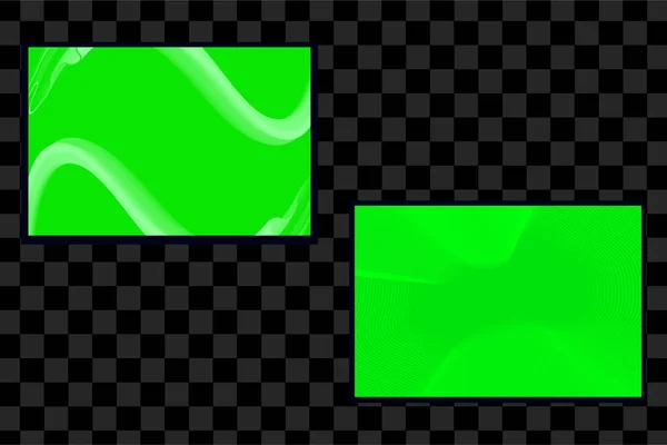 Conjunto Fondo Abstracto Verde Con Efecto Brillo Puede Utilizar Para — Vector de stock