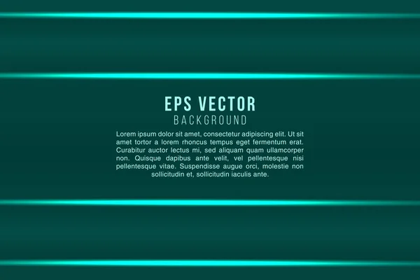 Fondo Verde Oscuro Eps Vector Editable Elegante Minimalismo Simple Fondo — Vector de stock