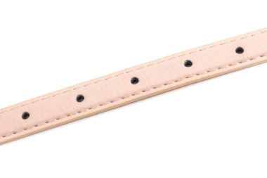 Pembe kemer, beyaz arkaplanda izole edilmiş..