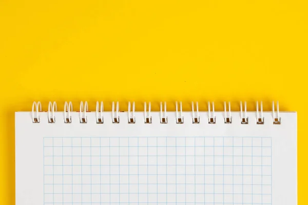 Notebook Yellow Background Stock Picture