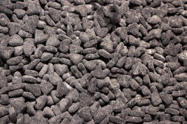 Reçelli ve şekerli şekerler. Değişik çocuk çeşitleri tatlı ve tatlı çeşitleri. Parlak parti arkaplanı.