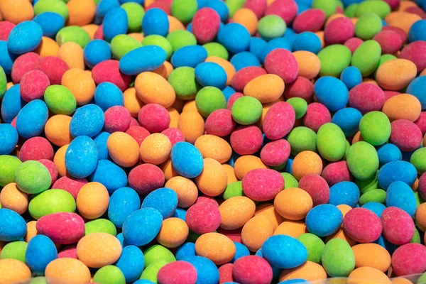 Multicolored Jelly Stick Bonbons Texturierten Hintergrund — Stockfoto
