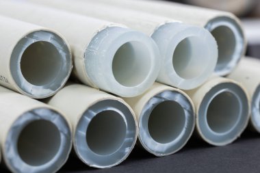 stripped polypropylene pipes for soldering, soldering pipes for water.