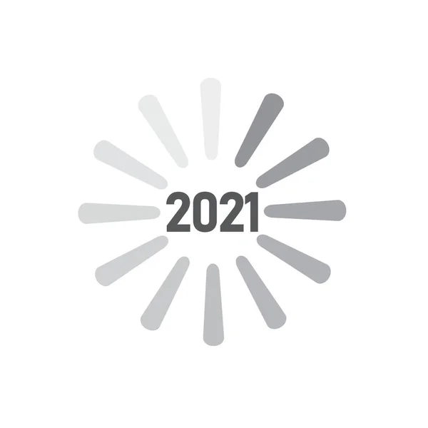 2021 İlerleme Çubuğu Vektörüyle Konsept Yükleniyor.
