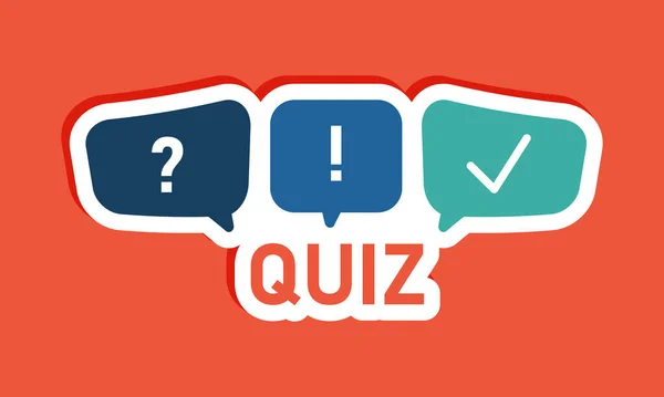 Quiz time, question mark banner design template Stock Photo - Alamy