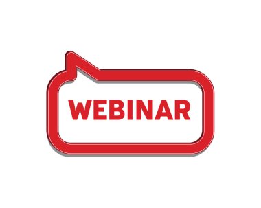 Kırmızı düğme tak. webinar kare 3d tuşuna bas