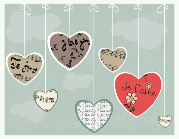 Sevgililer günü kartı.