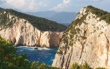 Cape Lefkatas, Lefkada, İyon Denizi, Yunan Adaları, uçurumlar