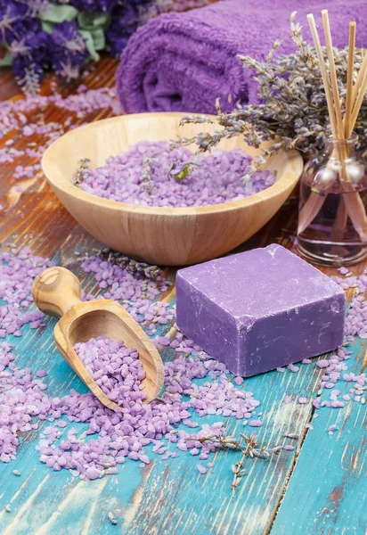 Lavendel spa — Stockfoto