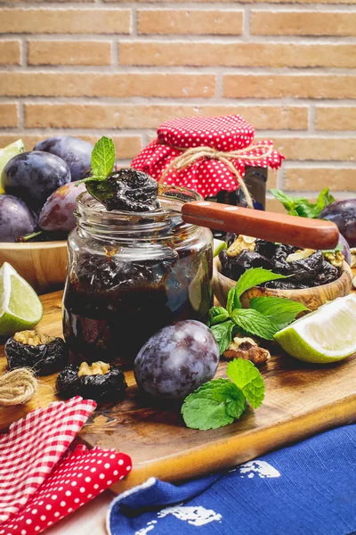 Plum jam — Stock Photo, Image