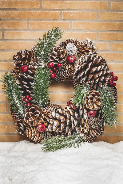 ख्रिसमस wreath — स्टॉक फोटो, इमेज