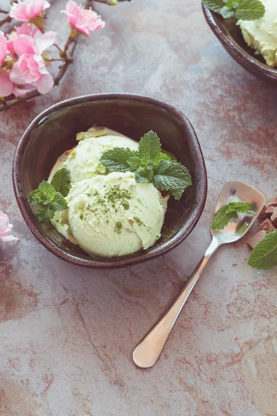 Helado de Matcha — Foto de Stock