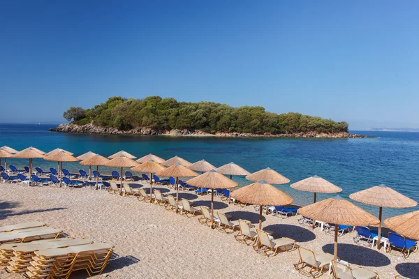 Agia Paraskevi plaży hotelu Sivota (Syvota), Grecja — Zdjęcie stockowe