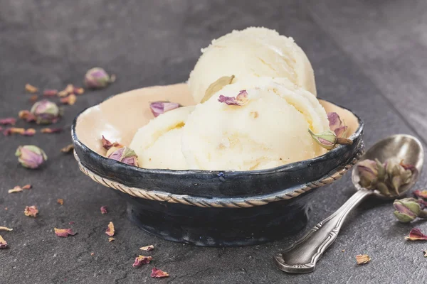 Rose Petal Ice Cream Royalty Free Stock Images