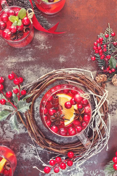 Cranberry Orange Punch — Stock Photo, Image