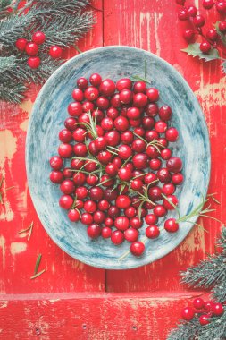 Cranberries bir plaka üzerinde