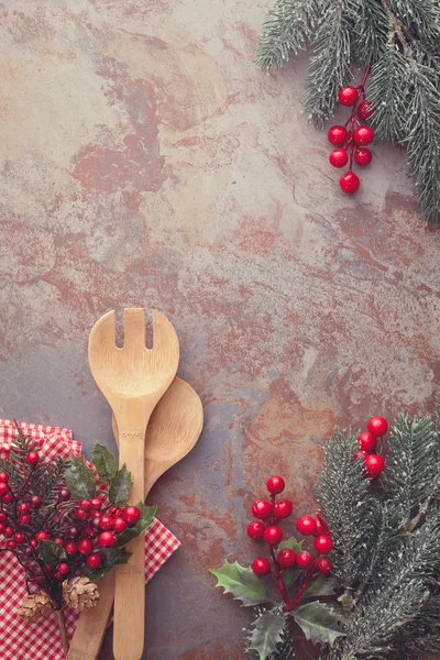 Weihnachtsmenükarte — Stockfoto