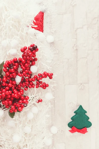 Vánoce a Nový rok dekorace pozadí — Stock fotografie