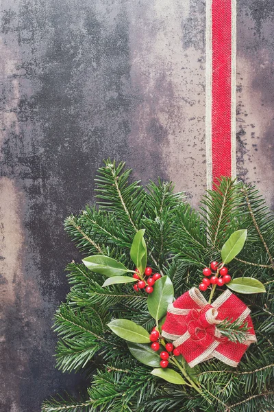 Marco de Navidad y cinta — Foto de Stock