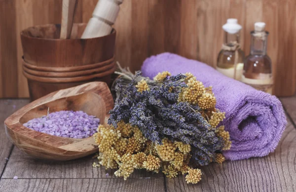 Spa still life with natural ingredients — Stock Photo, Image