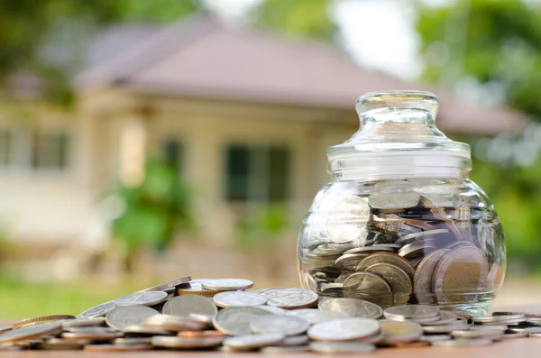 Sparen für das Eigenheimkonzept — Stockfoto