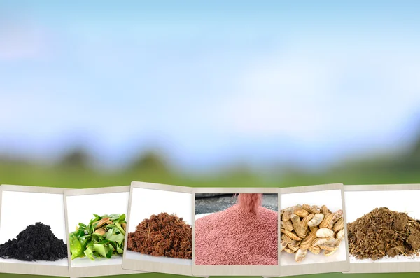 Diapositiva de fertilizante y mineral agrícola para presentación — Foto de Stock