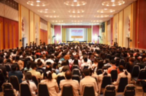 Mezinárodní konference rozmazané pozadí abstraktní — Stock fotografie