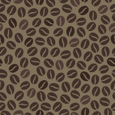 Kahve çekirdekleri ile sorunsuz duvar kağıdı kalıbı