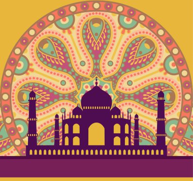 Taj mahal kartı