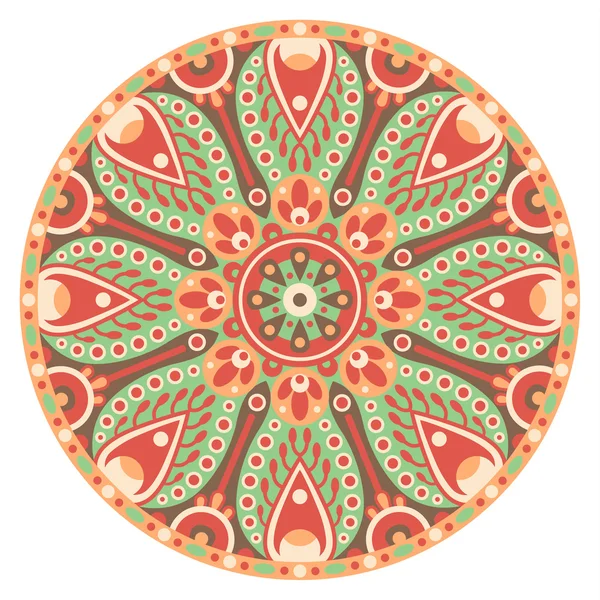 Mandala cirkel — Stockvector