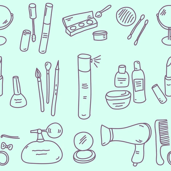 Esquisse modèle cosmétique — Image vectorielle