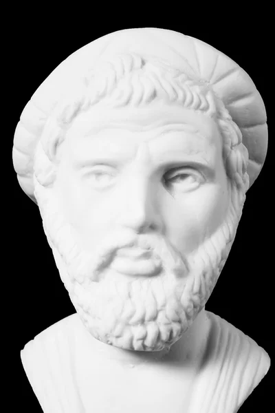 Pythagoras was an important Greek philosopher, mathematician, ge — Stock Photo, Image