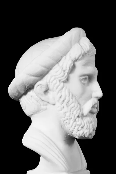Пифагор был важным греческим философом, математиком, гэ — стоковое фото
