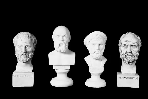 White marble bust of ancient greeks