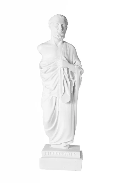 Busto de mármol blanco del médico griego Hipócrates —  Fotos de Stock