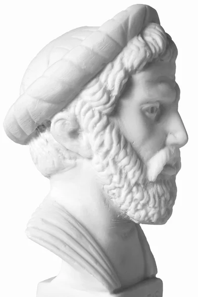 Pitágoras fue un importante filósofo griego, matemático, ge — Foto de Stock