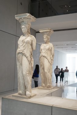 Atina, Yunanistan - 25 Şubat 2016: Yeni Acr'nin iç görünümü