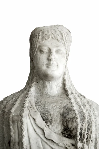 Statue en marbre grec antique d'une corvée isolée — Photo