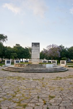 Corfu Yunanistan ile birleşmesi için anıt
