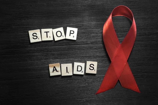 Pysäytä AIDS-käsite — kuvapankkivalokuva