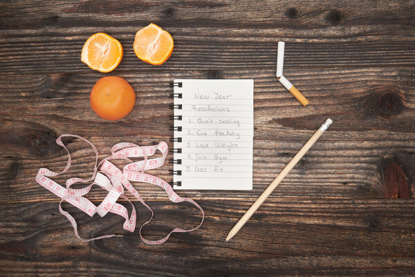 Новогодние обещания стать здоровыми
