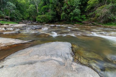 Mae Ya Şelalesi Doi Inthanon Milli Parkı, Chom Tanga Bölgesi, Chiang Mai Eyaleti, Tayland