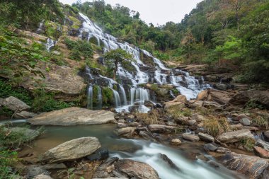 Mae Ya Şelalesi Doi Inthanon Milli Parkı, Chom Tanga Bölgesi, Chiang Mai Eyaleti, Tayland