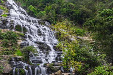 Mae Ya Şelalesi Doi Inthanon Milli Parkı, Chom Tanga Bölgesi, Chiang Mai Eyaleti, Tayland