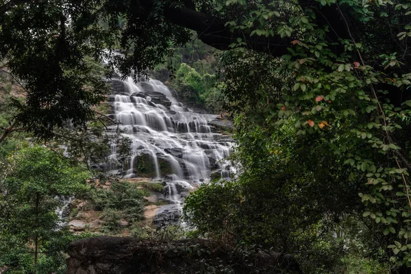 Mae Wasserfall Doi Inthanon Nationalpark Bezirk Chom Thong Provinz Chiang — Stockfoto