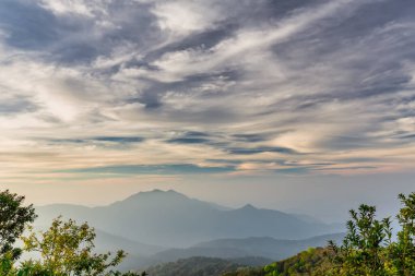Doi Inthanon bakış açısı, Doi Inthanon Ulusal Parkı, Chiang Mai, Tayland