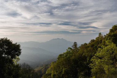 Doi Inthanon bakış açısı, Doi Inthanon Ulusal Parkı, Chiang Mai, Tayland