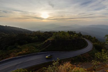 Doi Inthanon bakış açısı, Doi Inthanon Ulusal Parkı, Chiang Mai, Tayland